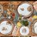Porcelánový talíř Wrendale Designs - Sovy
