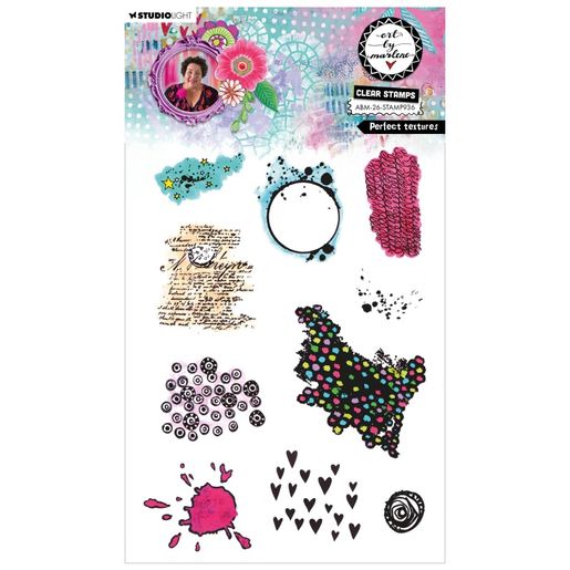 Gelová razítka Studio Light "26“, 10 ks - Perfektní textury