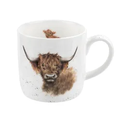 Porcelánový hrnek Wrendale Designs "Highland Cow", 0,31 l - Kráva