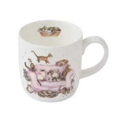 Porcelánový hrnek Wrendale Designs "Cattitude", 0,31 l - Kočky