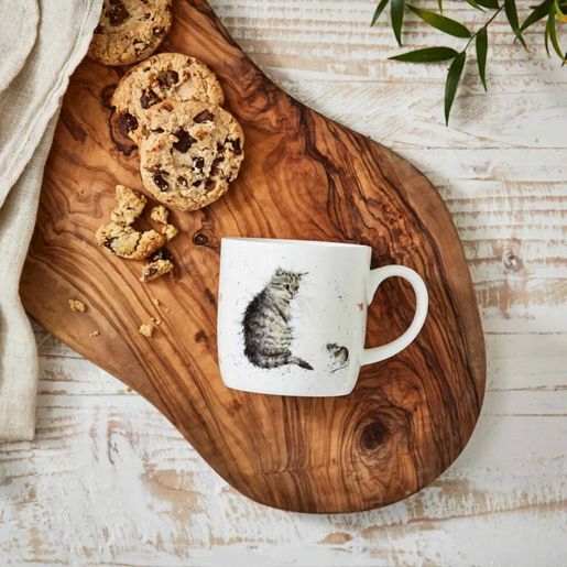 Porcelánový hrnek Wrendale Designs "Cat and Mouse", 0,31 l - Kočka a myš