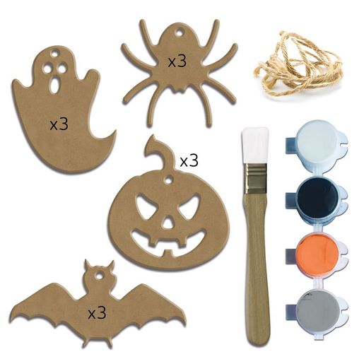 Kreativní dřevěná sada k dotvoření Aladine - Halloween