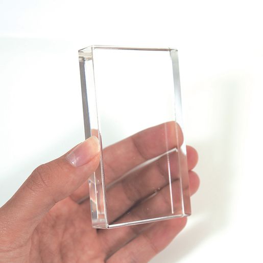 Akrylový průhledný blok Aladine Stampo CLEAR - 5 x 8,5 cm