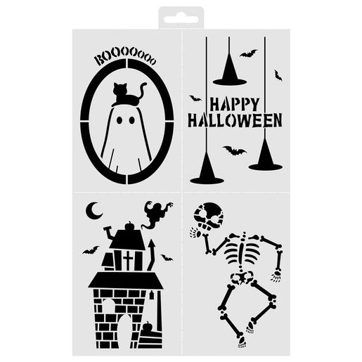 Šablona Aladine, 20x30 cm - Halloweenská strašidla