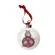 Porcelánová vánoční ozdoba Wrendale Designs "Not A Creature Was Stirring", 6,5 cm - Myška