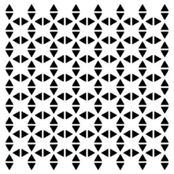 Šablona TCW 12"x12" (30,5x30,5 cm) - Tribal Triangles
