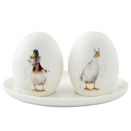 Porcelánová solnička a pepřenka Wrendale Designs - Kachny