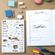 Diářová razítka Aladine Stampo Bullet Journal, 68 ks - České nápisy