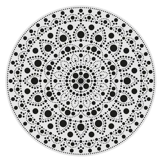 Sada na tečkování Aladine, 30 cm - Mandala 3