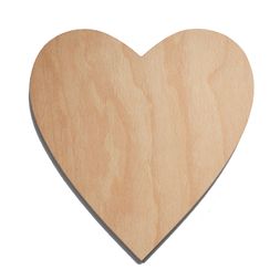 Dřevěné srdce k dekoraci, 16,5x17 cm