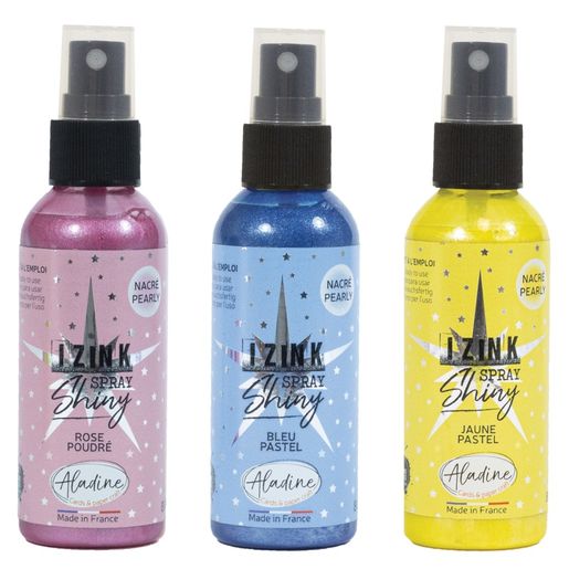 Perleťový inkoust ve spreji Aladine Izink Shiny, 80 ml - VYBERTE ODSTÍN