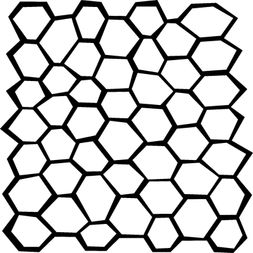 Šablona TCW 6"x6" (15,2x15,2 cm) - Wonky Honeycomb