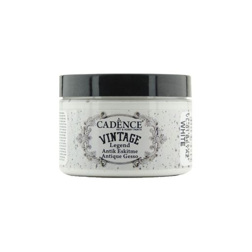 Kamínková barva Cadence Vintage Legend Antique gesso, 150ml-white, bílá