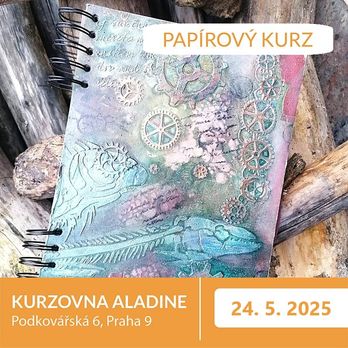 Mixed media desky na album nebo diář