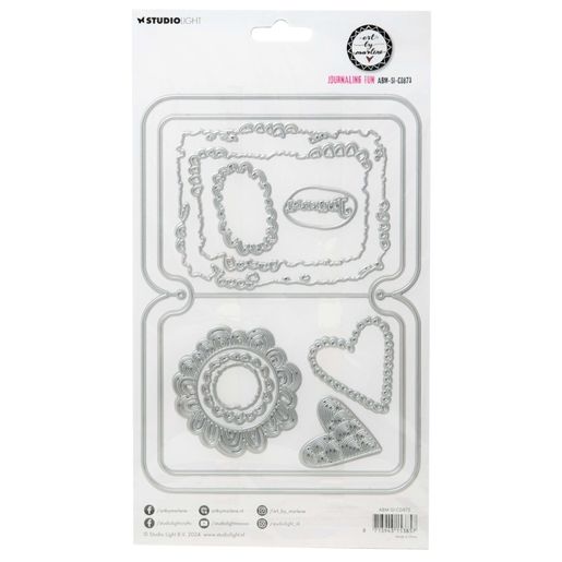 Vyřezávací šablony Studio Light "Signature Collection", 11 ks - Deník