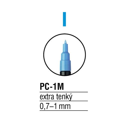 Akrylový popisovač Posca PC-1M - hnědý