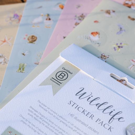 Samolepky Wrendale Designs, 145 ks - Zvířata