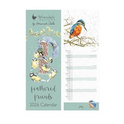 Kuchyňský kalendář 2026 Wrendale Designs "Feathered Friends" - Ptáčci