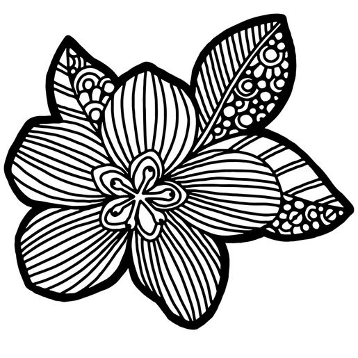 Šablona TCW - Flower Blossom - VYBERTE VELIKOST