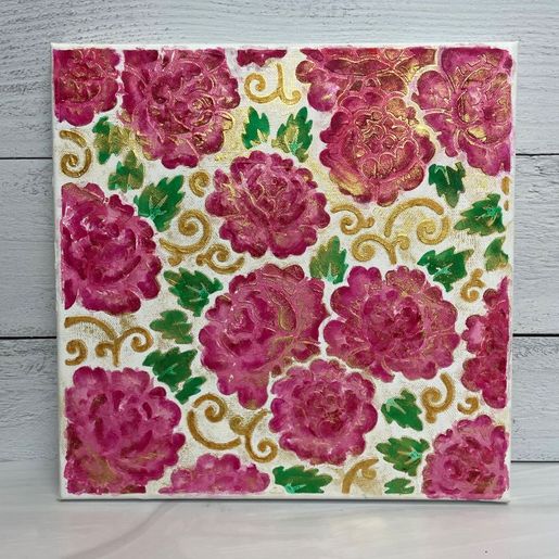 Šablona TCW 12"x12" (30,5x30,5 cm) - Rose Garden