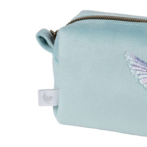 Vyšívané pouzdro na štětce Wrendale Designs "Wisteria Wishes" - Kolibřík