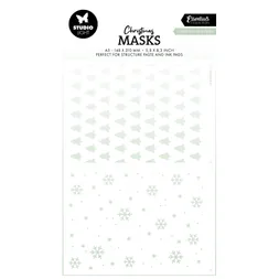 Šablona Studio Light, A5 - Vločky a stromečky