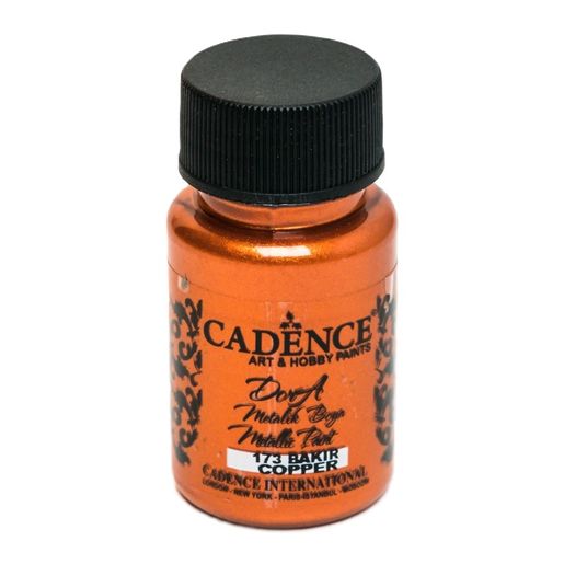 Metalická akrylová barva Cadence Dora Metallic, 50 ml - copper, měděná