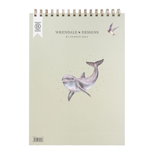 Kroužkový skicák Wrendale Designs "Seaside", A4, 24 l. - U moře