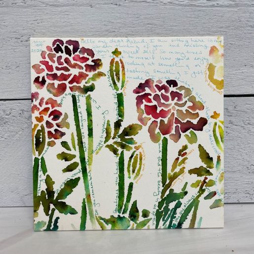 Šablona TCW 12"x12" (30,5x30,5 cm) - Happy Dandelions