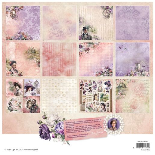 Scrapbookový blok Studio Light "Victorian Dreams", 30,5x30,5 cm, 12 l.