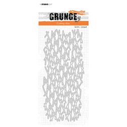 Vyřezávací šablona Studio Light "Grunge", 22,5x10 cm - Mřížka