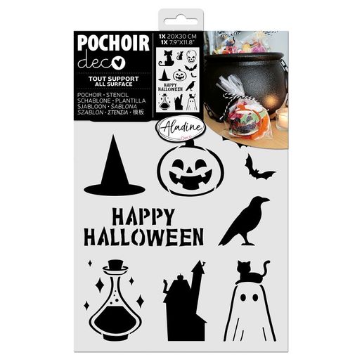 Šablona Aladine, 20x30 cm - Halloweenské motivy