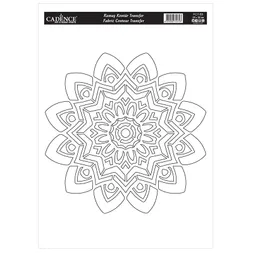 Transferový obrázek na textil Cadence, 25x35 cm - Mandala 3
