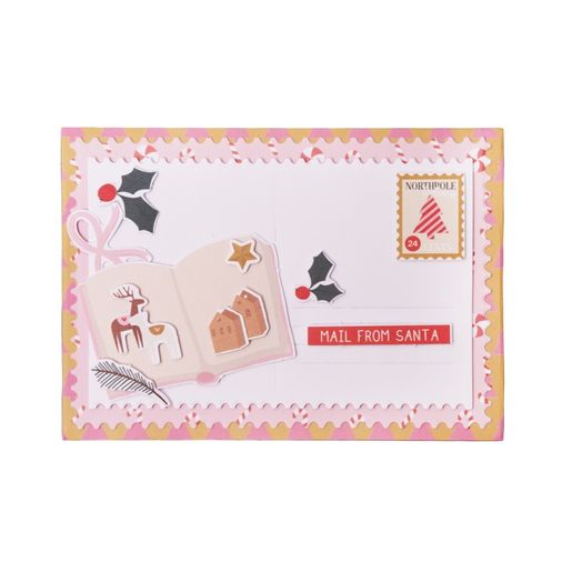Vyřezávací šablony Studio Light, 7 ks - Vánoční pohlednice