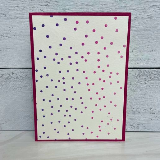 Šablona TCW 5,25"x7,25" (13,3x18,4 cm) - Ombre Dots