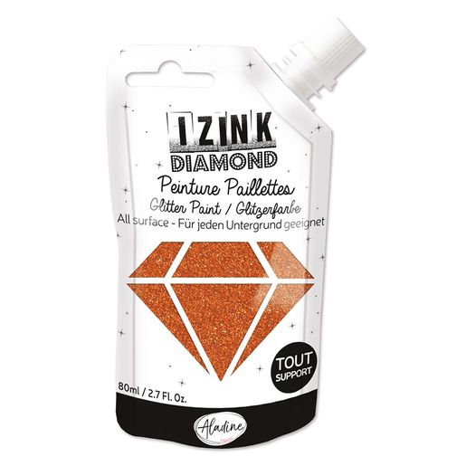 Diamantová barva Aladine Izink Diamond, 80 ml - cuivre, měděná