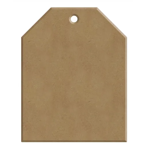 Dřevěný výřez k dekoraci Gomille, závěsný, 6x8 cm - Visačka