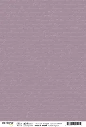 Scrapbookový papír Reprint, A4, Písmo - VYBERTE ODSTÍN