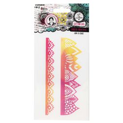 Vyřezávací šablony Studio Light "Signature Collection", 2 ks - Špičaté bordury