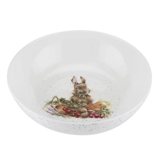 Porcelánová salátová mísa Wrendale Designs "Grow Your Own" - Králík