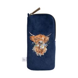 Vyšívané pouzdro na brýle Wrendale Designs "Daisy Coo" - Kráva