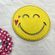 Dřevěný výřez k dekoraci Gomille, 14x14 cm - Usměvavý smajlík