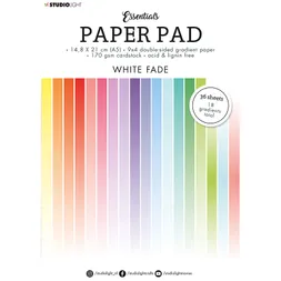 Blok barevných papírů Studio Light, A5, 36 l. - barevné přechody do bílé