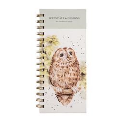 Kroužkový plánovač Wrendale Designs "Treetops", DL, 64 l., linkovaný - Sova