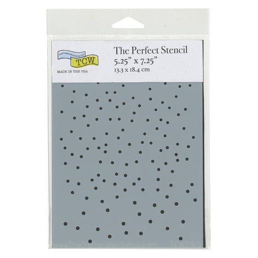 Šablona TCW 5,25"x7,25" (13,3x18,4 cm) - Ombre Dots