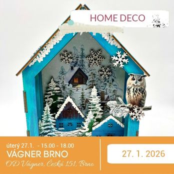 Dioráma – zimní domeček