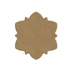 Dřevěný výřez k dekoraci Gomille, 10 cm - Mandala 3