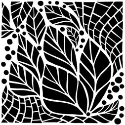 Šablona TCW - Abstract Leaves - VYBERTE VELIKOST