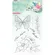 Gelová razítka Studio Light "Blooming Butterfly 6 ks - Sasanka