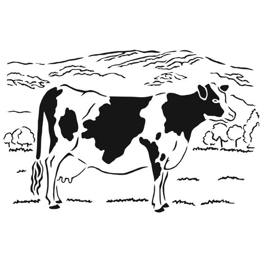 Šablona TCW 12"x12" (30,5x30,5 cm) - Bessie
